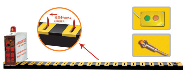 布拖县V3嵌入式闯岗自动扎胎器/阻车器